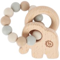 Bieco Teether with Silicone Chain Elephant grizalo 1 kos