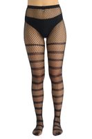 Strumpfhose KILLSTAR - Shadow Dream - schwarz L/XL