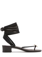 65mm Cord Leather Sandals
