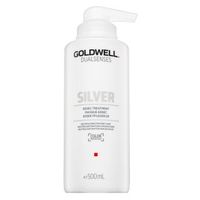Goldwell Dualsenses Silver 60sec Treatment odżywcza maska koloryzująca do włosów siwych i platynowego blondu 500 ml
