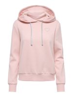 ONLY Sweater majica 'ONLNoli'  roza / srebro