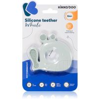 Kikkaboo Silicone Teether Whale grizalo Blue 1 kos