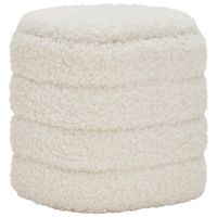 Xora TABURET, textil, kompozitní dřevo, 41/39/46 cm
