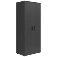Carryhome VIACÚČELOVÁ SKRIŇA, grafitová, 80/195/52 cm