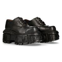 Lederschuhe Unisex - CRUST NEGRO - NEW ROCK - M.TANKMILI003-S1 36