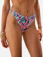 love & roses Bikini donji dio  zelena / roza / malina / bijela
