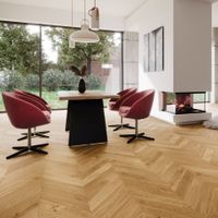 DESKA BARLINECKA DĄB BRIGHT JODEŁKA FRANCUSKA OLEJ OXY 14x130x725 mm