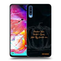 Silikónový prehľadný obal pre Samsung Galaxy A70 A705F - Pumpkin
