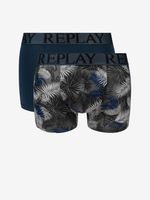 Replay Foliage Boxer-Shorts Blau