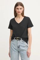 Pepe Jeans Bavlnené tričko Pepe Jeans LOLLY V-NECK