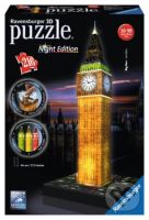 Puzzle noční edice 3D - Big Ben - puzzle z kategorie 3D puzzle