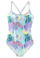 VENICE BEACH Jednodijelni kupaći kostim  neonsko plava / žuta / petrol / lavanda