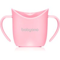 BabyOno Be Active Ergonomic Training Cup тренувальний кухоль з ручками Pink 6 m+ 120 мл