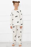 Dívčí pyžamo Italian Fashion Fiocca - bavlna Ecru 14 let