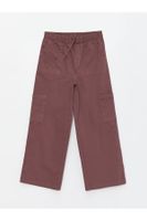 LC Waikiki Wideleg Girls' Trousers with Elastic Waist