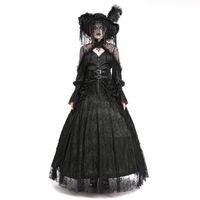 Damenrock DEVIL FASHION - Black Gothic Gorgeous L
