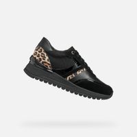 Black women's sneakers Geox Desya - Women's