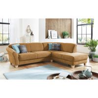 Sit & More ROHOVÁ SEDACIA SÚPRAVA, textil, horčicovožltá