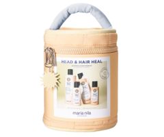 Darčeková sada pre zdravú vlasovú pokožku Maria Nila Head  a  Hair Heal Beauty Bag + kozmetická taška zdarma + darček zadarmo