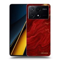 Silikónový prehľadný obal pre Xiaomi Poco X6 Pro - Red