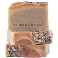 Almara Soap Natural Peeling Walnut натуральне тверде мило з ефектом пілінгу 90 гр