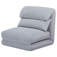 Livetastic ROZKLADACIE KRESLO, textil, svetlosivá