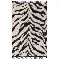 Flair Rugs KOBEREC S VYSOKÝM VLASOM, 133/190 cm čierna