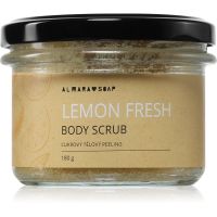 Almara Soap Body Scrub цукровий пілінг для тіла від целюліту з ароматом Lemon Fresh 180 гр