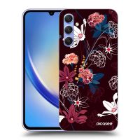 Silikónový čierny obal pre Samsung Galaxy A34 5G A346B - Dark Meadow