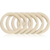 BrushArt Hair Band гумки для волосся Beige 6 кс