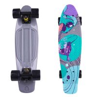 Penny board Fish Print 22"  Black Fish