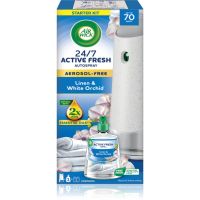 Air Wick Active Fresh Linen & White Orchid automatischer Lufterfrischer mit Nachfüllpackung 228 ml