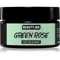 Beauty Jar Green Rose čistilno milo za obraz z učinkom eksfoliacije 25 g