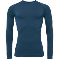 Klimatex LAMB MERINO Мъжка безшевна термо тениска, тъмносин, размер