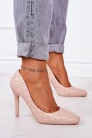 PS1 Elegáns steppelt sarkú bézs Rosanna