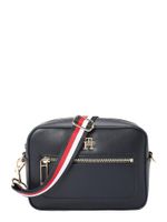 TOMMY HILFIGER Torba preko ramena  morsko plava / mornarsko plava / krvavo crvena / bijela