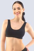 Podprsenkový top Gina 07011P - bambus Černá L/XL