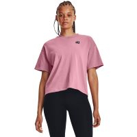 T-shirt Under Armour W Logo Lc Oversized Hw Ss Pink Elixir S