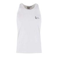 Karl Kani Signature Rib Tank Top White - Pánske - Tielko Karl Kani - Biele - PD00010781 - Veľkosť: 2XL