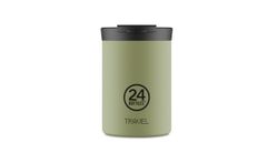 24 Bottles Travel Tumbler Stone Sage 350ml Unisex - Pohár 24Bottles - Zelená - TT_035_478-One-size - Size: One size