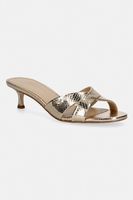 MICHAEL Michael Kors șlapi de piele Cassidy Kitten Sandal