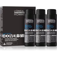 L’Oréal Professionnel Homme Cover 5' тонуюча фарба для волосся відтінок 5 Light Brown 3x50 мл