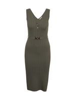 Orsay Khaki Ladies Sweater Dress - Women