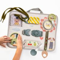 Taf Toys Snap‘n Learn Board mīksta spēļu siena ar aktivitātēm 18 m+ 1 gab.