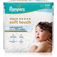 Pampers Aqua Soft Touch vlažni čistilni robčki za otroke 3x60 kos