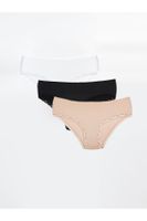 LC Waikiki 3-Pack of Lace Detailed Hipster Briefs