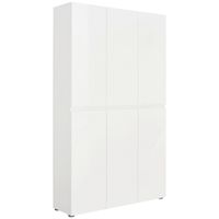 Xora SKRINKA NA TOPÁNKY, biela, 120/200/34 cm
