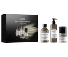 Darčeková sada pre poškodené vlasy Loréal Professionnel Serie Expert Absolut Repair Molecular Trio Meteora - L’Oréal Professionnel + darček zadarmo