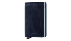Secrid Slimwallet Vintage Blue Unisex - Peňaženka Secrid - Modrá - SV-Blue-One-size - Size: One size