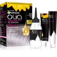 Garnier Olia Big Kit Permanent-Haarfarbe Farbton 9.11 Przydymiony Srebrny 1 St.